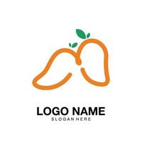 Logo-Mango-Symbol-Symbol-Vektor-Illustration vektor