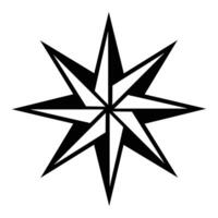 vindros symbol kompass navigering ikoner vektorillustration vektor