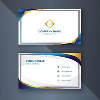 Creative Corporate Visitenkartenvorlage modernes und sauberes Design vektor