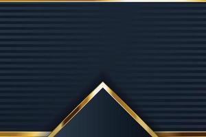 guld banner design med minimalistisk modern stil guld lyx vektor