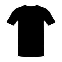 Shirt-Symbol schwarz Farbe Vektor Illustration Bild flachen Stil