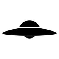 UFO. fliegende Untertasse vektor