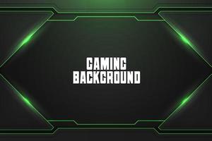 Gaming-Hintergrund grün mit Element vektor