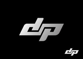 Anfangsbuchstaben dp-Monogramm-Logo-Vorlage. Vektor-Illustration vektor