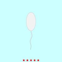 Sperma ist das Symbol. vektor