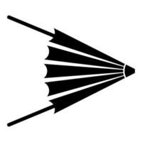 Luftgebläse Feuerbalg Schmiede Symbol Farbe schwarz Vektor Illustration Flat Style Image