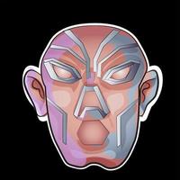 Karneval menschliche Maske vektor