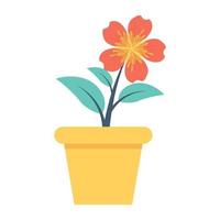 blomma planta koncept vektor