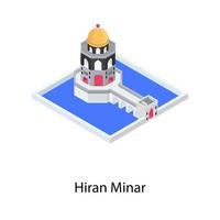 Hiran Minar-Konzepte vektor