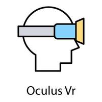 virtual reality headset vektor