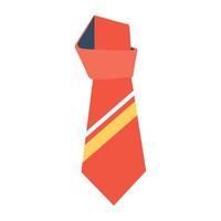 trendige Krawattenkonzepte vektor