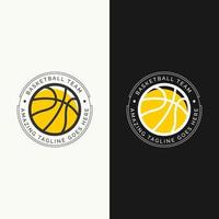 basket team championship logo designkoncept vektor