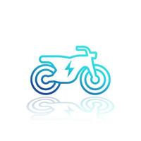 E-Bike-Vektor-Symbol vektor