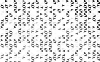 ljus silver, grå vektor bakgrund med linjer, trianglar.
