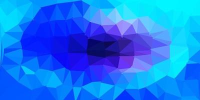 mörkrosa, blå vektor poly triangel mall.