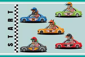 Im Spielwettbewerb setzt der Spieler ein Hochgeschwindigkeitsauto ein, um im Rennspiel zu gewinnen. Wettbewerb E-Sport-Autorennen.