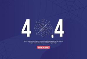 internetnätverksvarning 404 felsida eller fil hittades inte för webbsidan. vektor