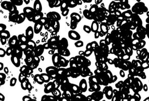 svart och vit vektor bakgrund med bubblor.