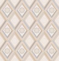 Blumenmuster Flourish deckte Hintergrund mit Ziegeln. Diamant Linie Ornament vektor