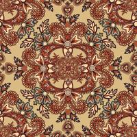 Floral nahtlosen Hintergrund. Orientalische Verzierung. Blumenmuster. vektor