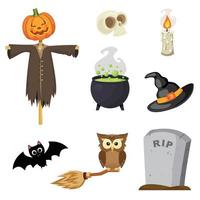 Halloween Illustrationen Set vektor