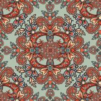 Floral nahtlosen Hintergrund. Orientalische Verzierung. Blumenmuster. vektor