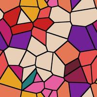 galen stenläggning mosaik sömlösa geometriska mönster vektor