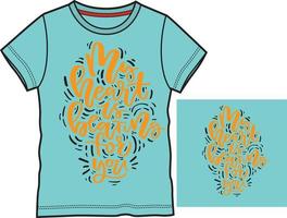 stilvolles t-shirt und bekleidung trendiges design und mit typografie-schriftzug, druck, vektorillustrationsdesign. vektor