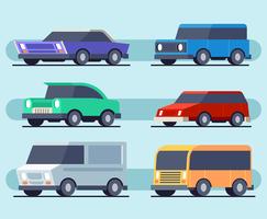 Transport-Clipart-Set vektor