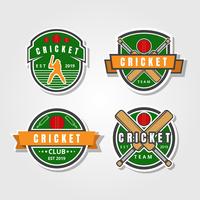 Cricket-Logo-Sammlung vektor