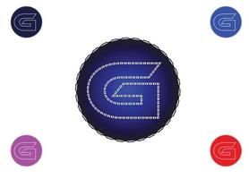 g-Brief-Logo und Symbol-Design-Vorlage vektor