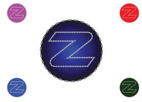 Z-Brief-Logo und Symbol-Design-Vorlage vektor