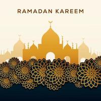 ramadan kareem grußkarte designkonzept hintergrund. Vektordesign vektor