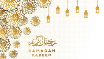 Dekorationshintergrund im islamischen Stil für Ramadan Kareem. Vektordesign vektor
