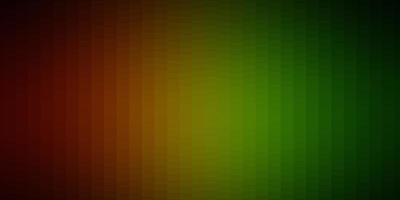 dunkelgrüner, roter Vektorhintergrund im polygonalen Stil. vektor