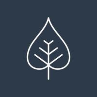 blad ikon logotyp mall, används för miljö och växter. vektor