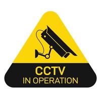cctv-kamera-symbol, überwachungskamera-symbol vektor