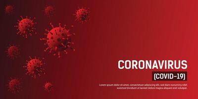 farlig pandemi coronavirus covid19 influensa med grön bakgrund vektor