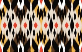 etnisk ikat afrikansk konst. sömlösa mönster i tribal, folklig broderi och mexikansk stil. Aztekisk geometrisk konst prydnadstryck.design för matta, tapeter, kläder, omslag, tyg, omslag, textil vektor