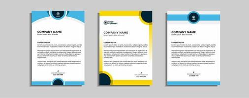 modernes Corporate-Briefkopf-Template-Design vektor