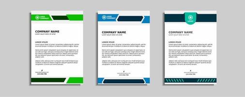 modernes Corporate-Briefkopf-Template-Design vektor