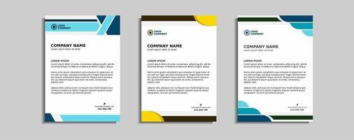 modernes Corporate-Briefkopf-Template-Design vektor