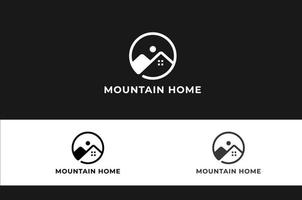 Mountain Home Immobilien-Logo vektor