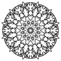 mandala prydnad eller blomma bakgrundsdesign. vektor