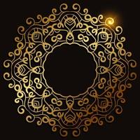 Mandala-Ornament oder Blumenhintergrunddesign. vektor
