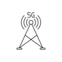 Symbol für 5g-Netzwerktechnologie vektor