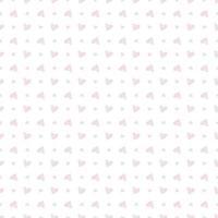 festliche dekoration zum valentinstag. süßer einfacher Liniendruck. Nahtloses rosa Muster mit handgezeichneten Herzen. vektorflache illustration für verpackungspapier, textilien und design vektor