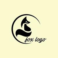 kreativ fox logotyp design vektor