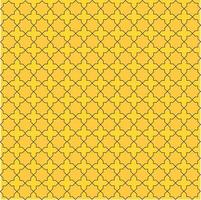 islamische abstrakte gelbe Farbe Muster Vektorgrafiken vektor