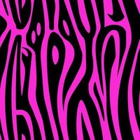 nahtloses muster des zebras, rosa tierhaut. Illustration für Druck, Hintergründe, Umschläge, Verpackungen, Grußkarten, Poster, Aufkleber, Textil- und Saisondesign. vektor